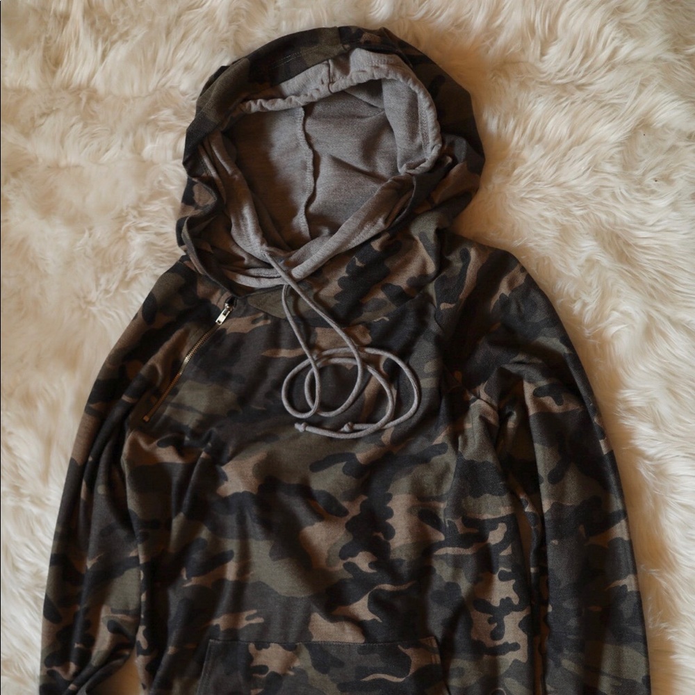 Camo Double Hoodie